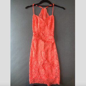 Bebe lace midi dress